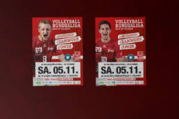 SV Fellbach Volleyball Spieltagsplakat